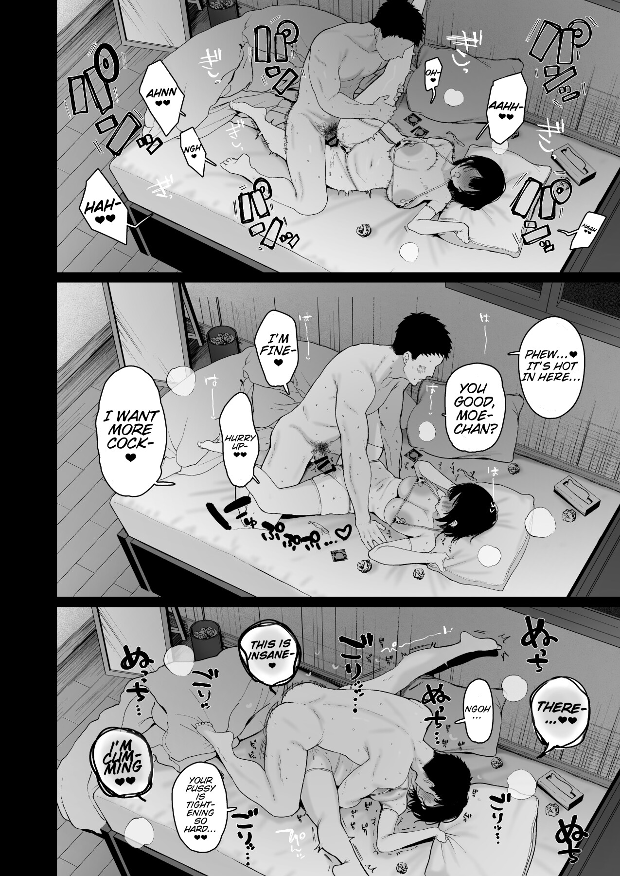 Hentai Manga Comic-A story about having non-stop cheating sex with the kind of woman no boyfriend should be hanging around with.-Read-47